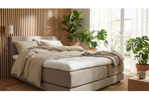 Een paardenhaar topper van Bedaffair op een handgemaakte boxspring