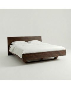 Houten bed Amsterdam Bedaffair notenhout