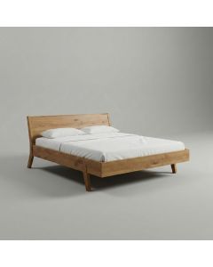 Massief wild eiken houten bed Toronto Bedaffair