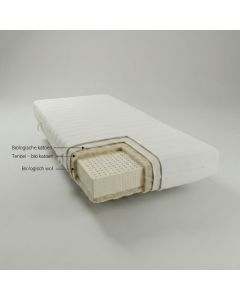 Natuurlatex Matras Bedaffair Clima Cool &ndash; met bio wol en bio katoen