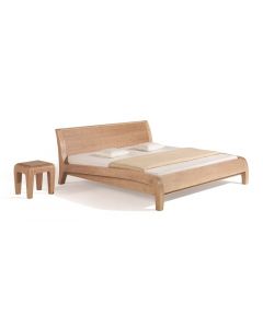 Dormiente bed BELUGA massief hout (in 10 houtsoorten leverbaar)