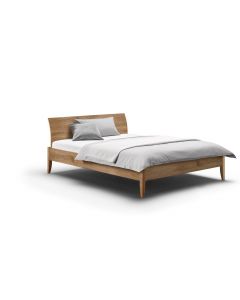 Sierlijk design bed SANJA BOW massief hout Holzmanufaktur