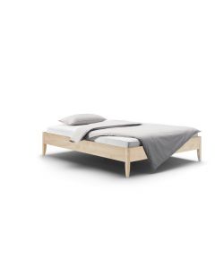 Sierlijk design bed SANJA PURE massief hout Holzmanufaktur