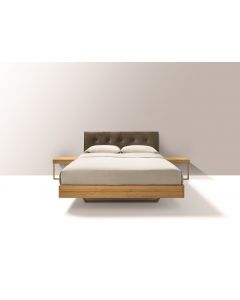Team 8 zwevend design bed float met leren hoofdbord