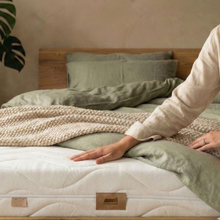 Natuurlatex Matras Dormiente Natural Eco met biologisch katoen en wol