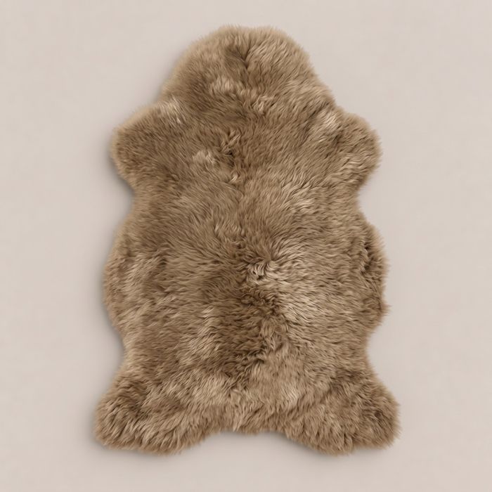 taupe schapenvacht 90 - 95 cm