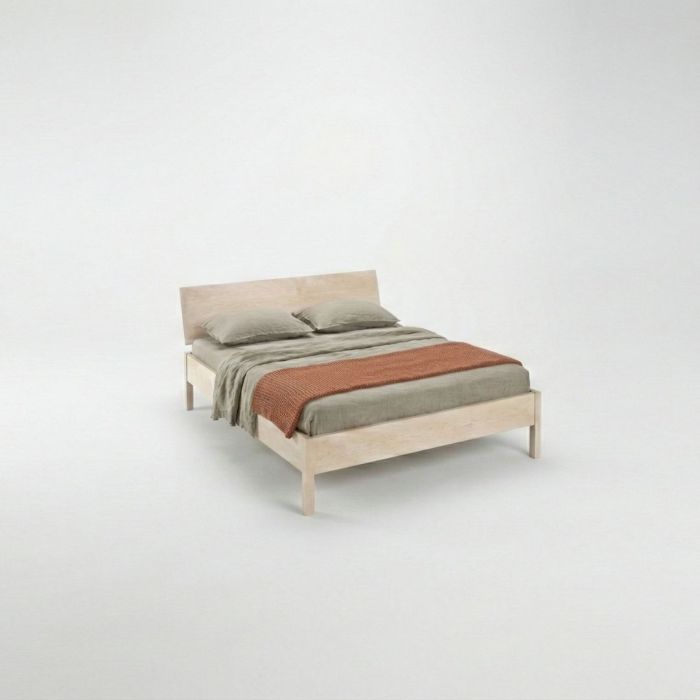 Houten bed massief blank esdoorn