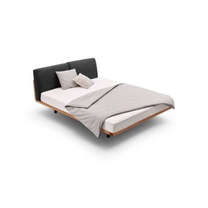 Massief houten design bed Swing kernbeuken minimalistisch zwevend
