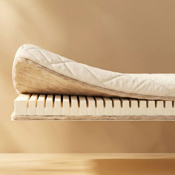 Natuurlatex Topper ISABELLA Prolana - 100% Biologische Wol  Bedaffair