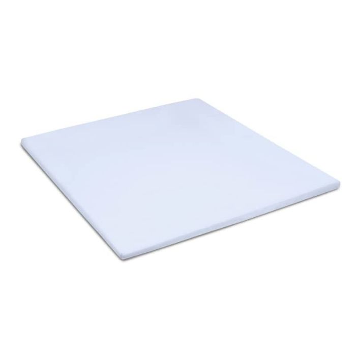 Topper hoeslaken 160x200 cm Damai Organic lichtblauw