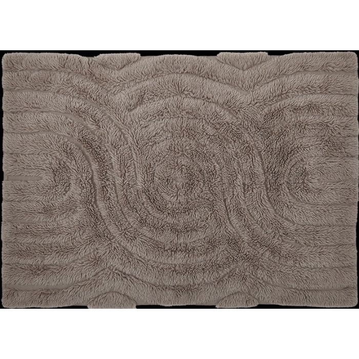 Vloerkleed Wol Twist Grijs 140x200 cm hoogpolig