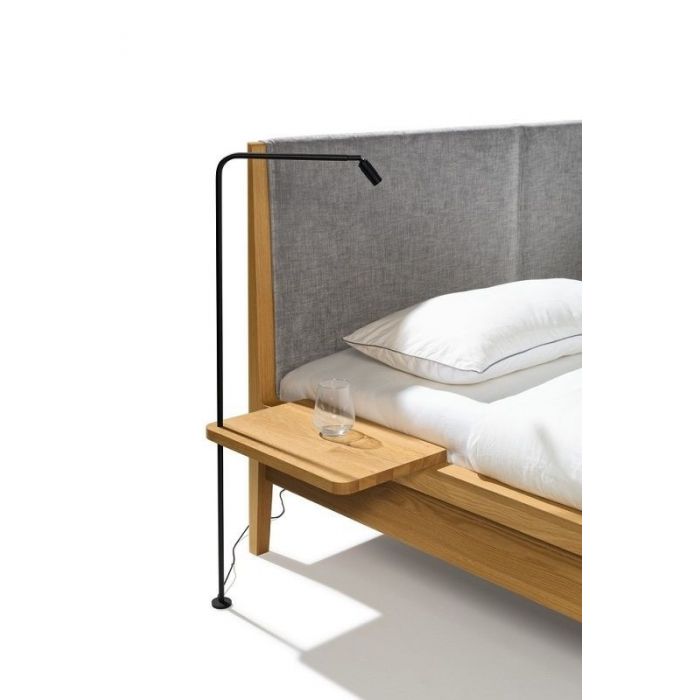 Bedplankje CONSOLE hangend nachtkastje aan bed hout TEAM 7