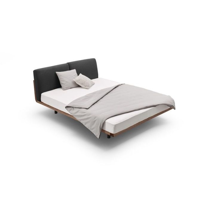 Massief houten design bed Swing kersen minimalistisch zwevend