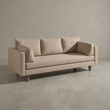 3 zitsbank beige duurzame bank van natuurlijke materialen