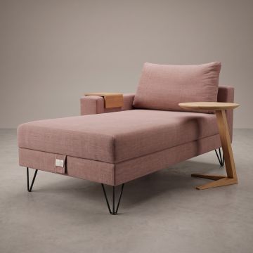 Slaapbank 1 persoons Daybed Binnen uitschuifbaar duurzaam gemaakt van natuurlijke materialen