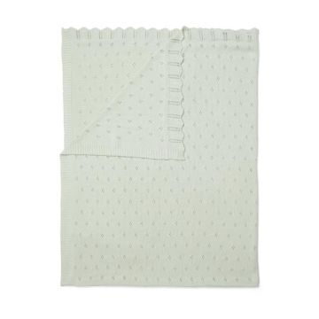 Katoenen plaid Essenza Knitted Ajour Morning 130x170
