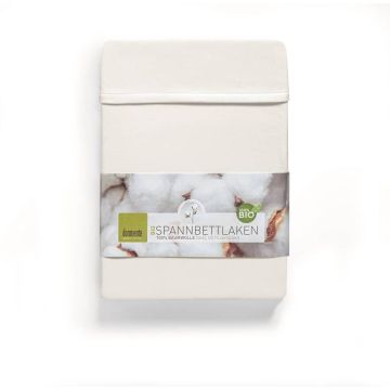 Hoeslaken dubbel Jersey Wit - 100% Biologisch Katoen Dormiente