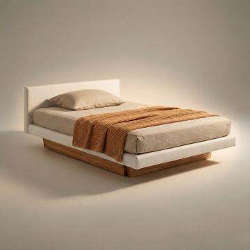 Natuurlijke Boxspring met lades