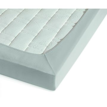 Dubbel Jersey hoeslaken grijs biologisch Dormiente