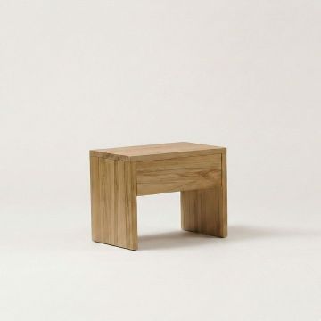 houten nachtkastje met lade Bedaffair