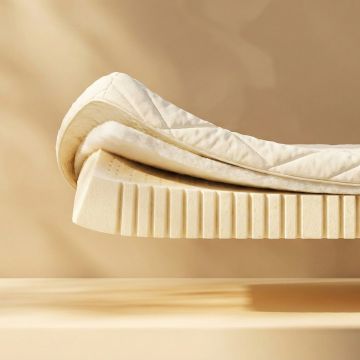 Natuurlatex Topper LUNA Prolana - 100% Biologische Wol  Bedaffair