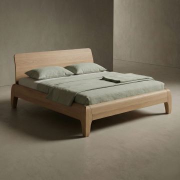 Massief houten bed GONDA Dormiente 180x200 Eiken