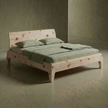 Massief houten bed GONDA Dormiente 140x200 Zirbe / Alpenden