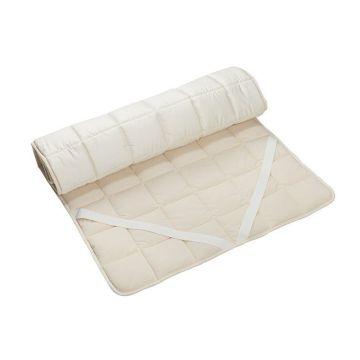 Matras oplegger katoen FIRENZE katoenen onderdeken wasbaar Prolana 