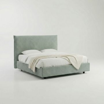 Bedaffair Eterna – Luxe Gestoffeerd Bed van Massief Hout & Gerecycled Katoen-180x210