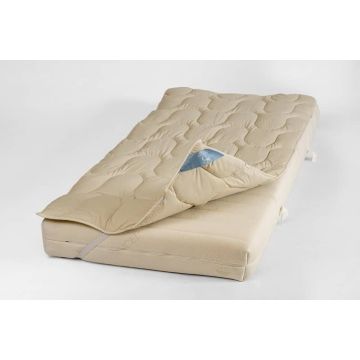 Onderdeken matrasbeschermer biologisch wol | Bedaffair-180x210