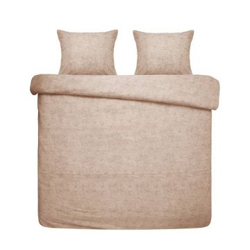 Dekbedovertrekset Ebba terra cotta