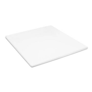 Damai topper hoeslaken WIT 90x200 cm katoensatijn GOTS