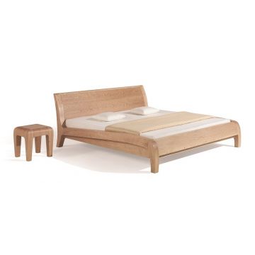 Dormiente bed BELUGA massief hout (in 10 houtsoorten leverbaar)