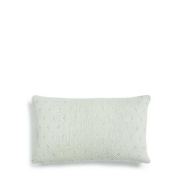 Sierkussen Essenza Knitted Ajour licht groen