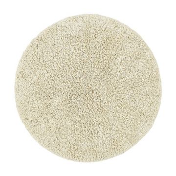 Rond vloerkleed TEDDY biokatoen 90 cm Ø