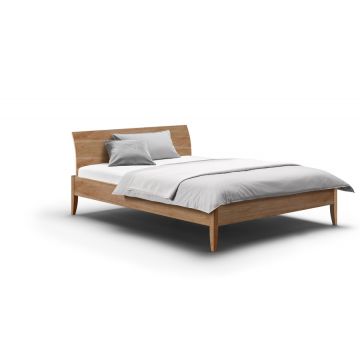 Sierlijk design bed SANJA BOW massief hout Holzmanufaktur-140x200-beuken