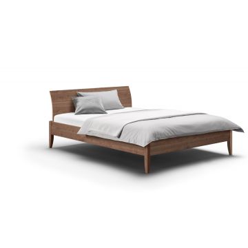 Sierlijk design bed SANJA BOW massief hout Holzmanufaktur-160x200-kersen