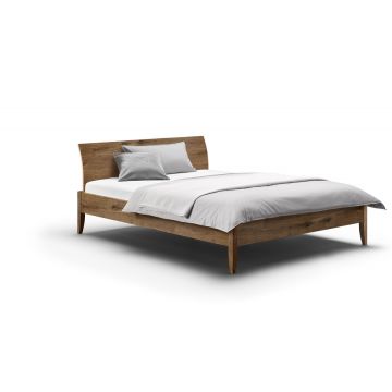 Sierlijk design bed SANJA BOW massief hout Holzmanufaktur-180x200-wild eiken