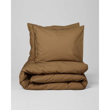 SUITE702 dekbedovertrek set KHAKI GOLD percale GOTS