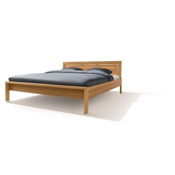 TEAM 7 bed LUNETTO met houten hoofdbord metaalvrij