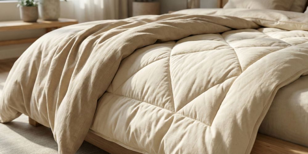 100% biologisch hennep dekbed Bedaffair - koel en droog slapen in de zomer