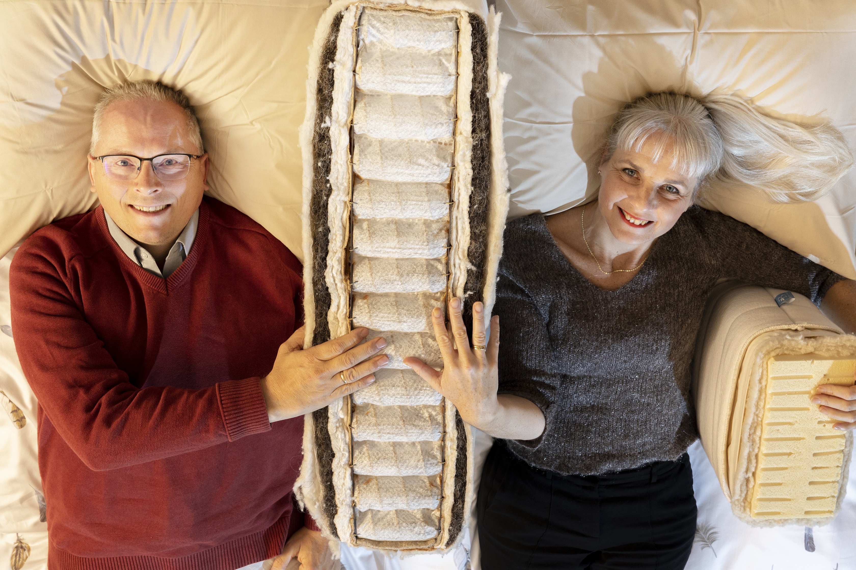 Bedaffair Bio Based Circulaire Matrassen en founders