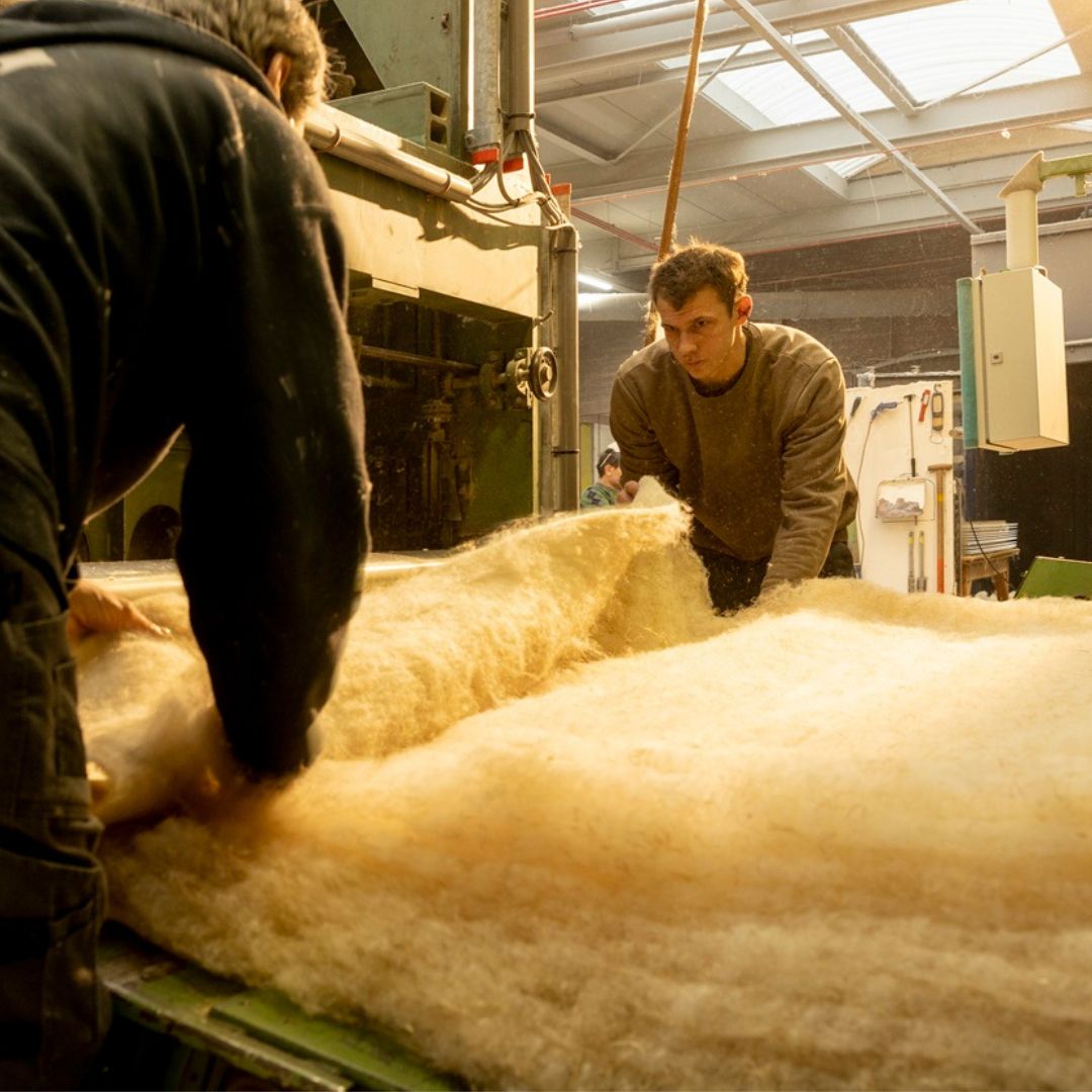 De ruwe merinowol van Bedaffair wordt verwerkt in Tilburg