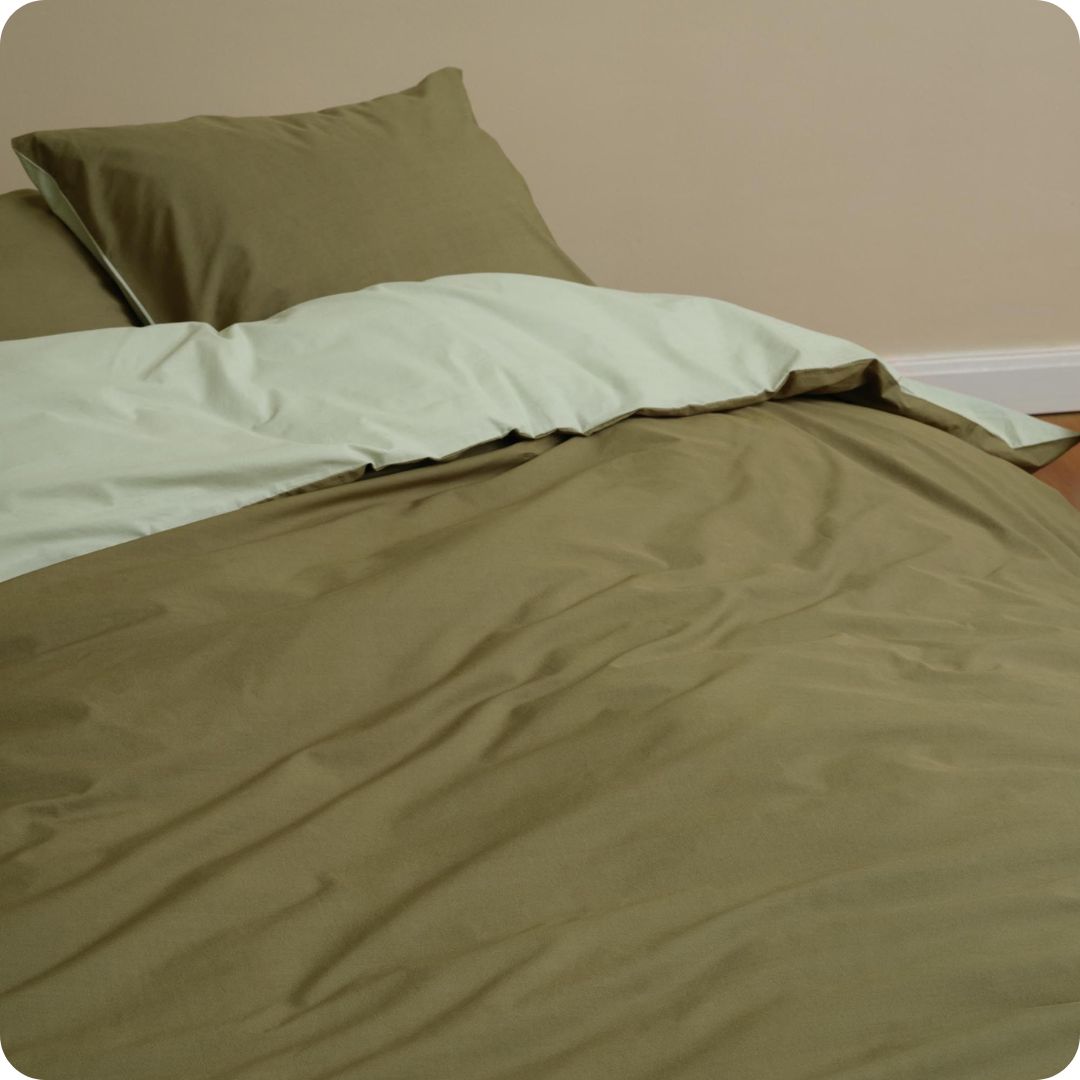 Fris en knisperend biologisch katoenen dekbedovertrek met GOTS keurmerk