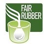 100% natuurlatex fairtrade met Fair Rubber logo